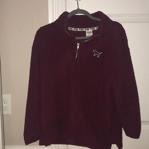 PINK dark purple pullover